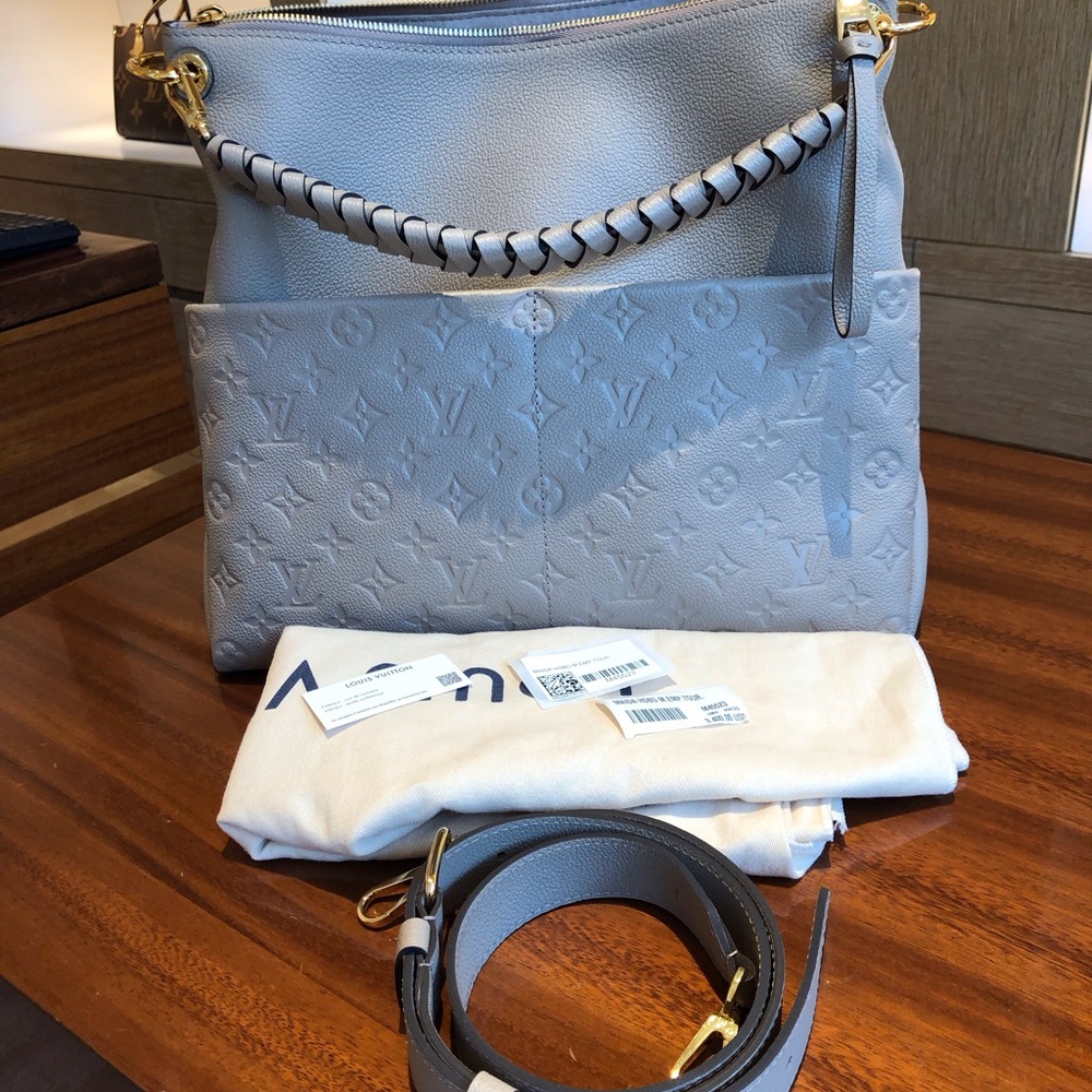 - LOUIS VUITTON MAIDA HOBO IN TOURTERELLE GRAY - Picture 9 of 16